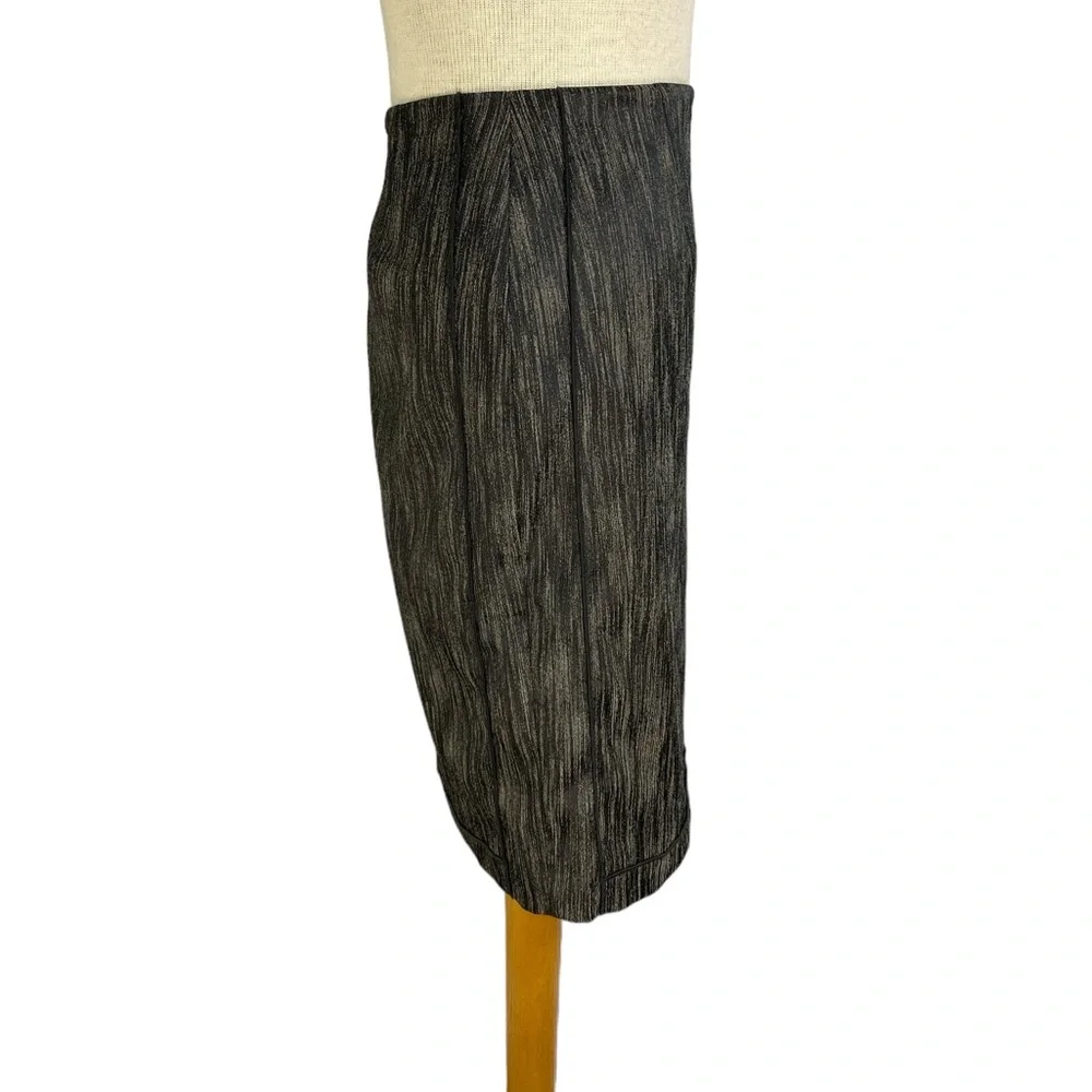 Worth 2 Gray and Black Pencil Skirt